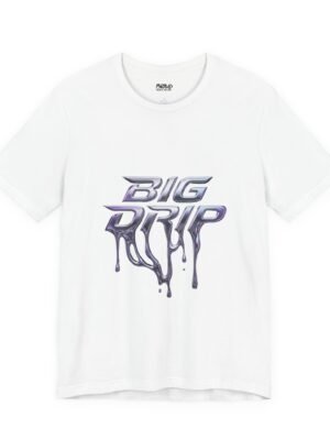 Big Drip Tee — Metallic Dripping Graphic Shirt
