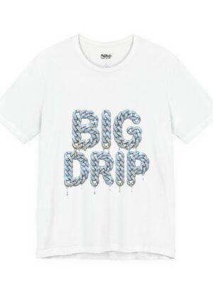 Big Drip Rope Letter Tee — Graphic Streetwear Shirt